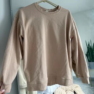 Lululemon beige Crewneck Sweatshirt size 6